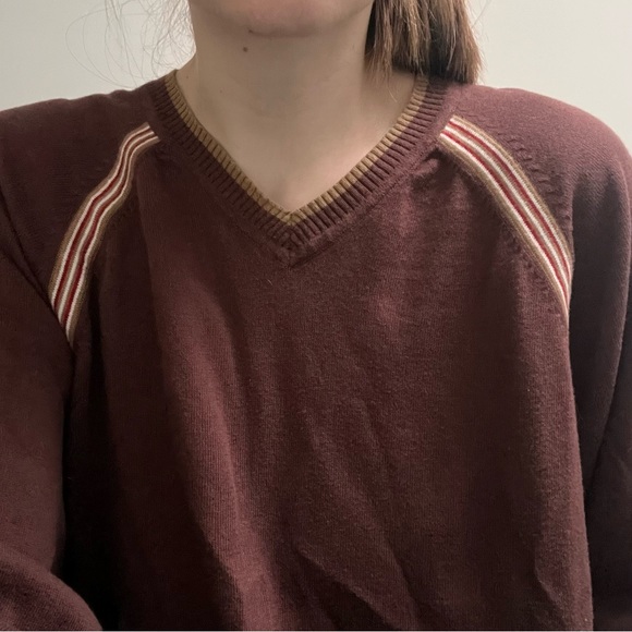 Brown Tommy Hilfiger Vneck - Picture 4 of 11